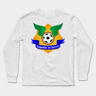 Republic of Soccer Long Sleeve T-Shirt